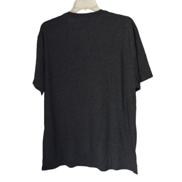 Next Level "DON"T TREAD ON ME " Charcoal Gray V Neck Cotton Blend Tee Size XL - Picture 2 of 4